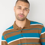 Polo raye maille pique manches longues - blancheporte