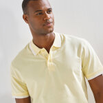 Polo uni maille piqu�e manches courtes - blancheporte