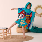 Poncho de bain enfant pat'patrouille ponge et velours coton - 320g / m2 - patpatrouille