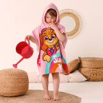 Poncho de bain enfant pat'patrouille personnalis ponge et velours coton - 320g / m - patpatrouille ...