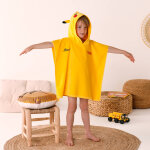 Poncho de bain enfant pikachu  capuche personnalisable - pokemon