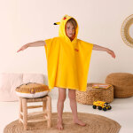 Poncho de bain enfant pikachu ponge et velours coton - 280g / m2 - pokemon