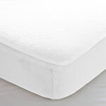 Prot�ge - matelas absorbant molleton coton recycl� bonnets 29 cm - blancheporte