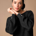 Pull col bateau, maille anglaise toucher doux - blancheporte