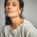 Pull col bateau, maille fantaisie - lora zellini