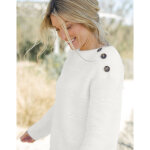 Pull col bateau maille poilue fantaisie - blancheporte