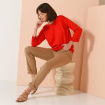 Pull col bateau manches 3 / 4, toucher doux - blancheporte Pull col bateau manches 3 / 4, toucher doux - blancheporte