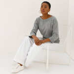 Pull col bateau manches 3 / 4, toucher doux - blancheporte