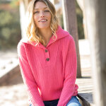Pull col camionneur, maille anglaise toucher doux - blancheporte Pull col camionneur, maille anglaise toucher doux - blancheporte