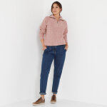 Pull col camionneur zipp maille anglasie - blancheporte