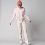 Pull col montant, maille poilue fantaisie - blancheporte