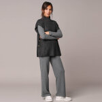 Pull col montant sans manches, maille perlée - blancheporte Pull col montant sans manches, maille perlée - blancheporte