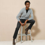 Pull col polo, laine d'agneau - blancheporte