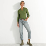 Pull col polo, maille ctele - blancheporte