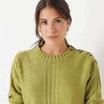 Pull col rond maille fantaisie - blancheporte Pull col rond maille fantaisie - blancheporte