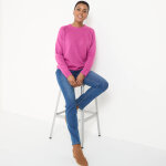 Pull col rond, maille fantaisie toucher doux - blancheporte