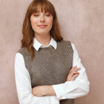 Pull col rond sans manches - blancheporte