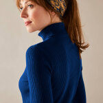 Pull col roul, maille ctele - colors&co