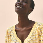 Pull col tunisien en maille fantaisie - blancheporte