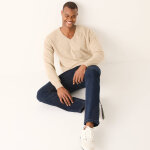 Pull col v 80% laine - blancheporte