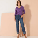 Pull col v, toucher doux - blancheporte