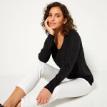 Pull col v, toucher doux - blancheporte Pull col v, toucher doux - blancheporte