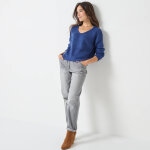 Pull col v volume loose - blancheporte