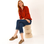 Pull col zipp�, maille anglaise - blancheporte