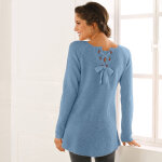 Pull dos lac, maille anglaise - blancheporte