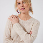 Pull Évasé, maille anglaise toucher doux - blancheporte Pull Évasé, maille anglaise toucher doux - blancheporte