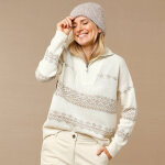 Pull jacquard, col camionneur zipp - blancheporte