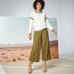 Pull loose bicolore, col rond - blancheporte