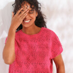 Pull maille crochet, uni - blancheporte