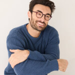 Pull maille gaufre col rond - blancheporte