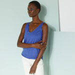Pull sans manches col v - blancheporte