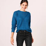 Pull torsad, maille anglaise - blancheporte
