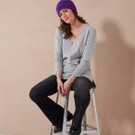 Pull tunique col v - blancheporte