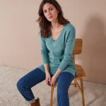 Pull tunique col v - blancheporte