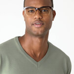 Pull uni col v - blancheporte