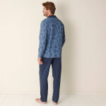 Pyjama coton fantaisie manches longues - blancheporte