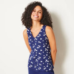Pyjama court imprim c?urs - blancheporte