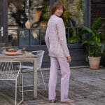 Pyjama imprim carreaux - col tailleur - blancheporte