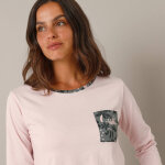 Pyjama imprim jungle, maille jersey coton - blancheporte