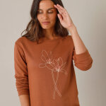 Pyjama legging en molleton, imprim fleurs - blancheporte