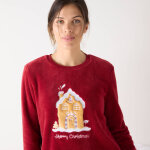 Pyjama  maison , maille polaire toucher peluche - blancheporte