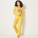 Pyjama manches longues imprim fleurs - blancheporte