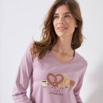 Pyjama manches longues imprim�  pause vitamin�e  - blancheporte