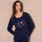 Pyjama manches longues motif  galaxie  - blancheporte