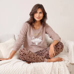 Pyjama polaire renard, manches longues - blancheporte