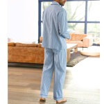 Pyjama rayures flanelle coton - blancheporte